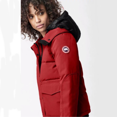 Canada goose 2019 Mm/Wm Patch Logo Casual Duck Down Padding - 캐나다구스 2019 여자 패치 로고 캐쥬얼 덕다운 패딩 Can0202x.Size(s - xl).레드