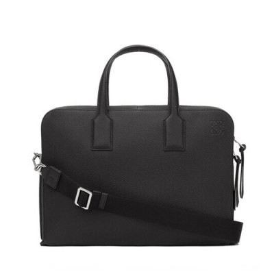 Loewe 2019 Leather Mens Business,38CM - 로에베 2019 남성용 레더 서류가방 ,LOEB0372, 38CM, 블랙