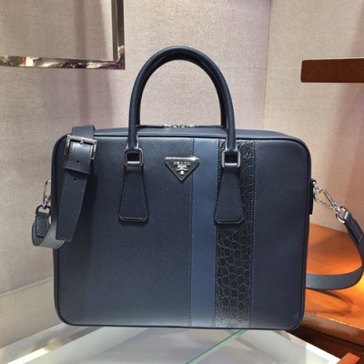 Prada 2019 Mens Business Bag,36CM - 프라다 2019 남성용 서류가방 2VE011-1 ,36CM,블루