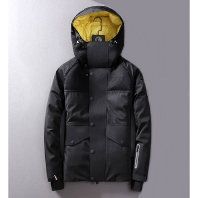 Moncler 2019 Mens Patch Logo Modern Goose Down Jacket - 몽클레어 2019 남성 패치 로고 모던 구스다운 자켓 Moc01067x.Size(m - 3xl).블랙