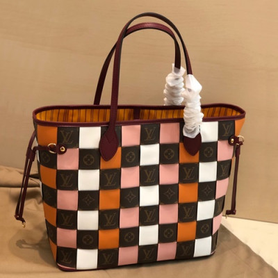 Louis Vuitton 2019 Never Full Monogram Tote Shoulder Shopper Bag,32cm - 루이비통 2019 네버풀 모노그램 토트 숄더 쇼퍼백 M40993,LOUB1718 ,32cm,브라운