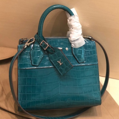 Louis Vuitton 2019 City Steamer Tote Shoulder Bag,22.5/26.5cm - 루이비통 2019 시티 스티머 토트 숄더백 M92515,LOUB1728,22.5/26.5cm,청색