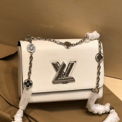 Louis Vuitton 2019 Leather Twist Shouder Bag,23cm - 루이비통 2019 레더 트위스트 숄더백 ,M55531,LOUB1735,23cm,화이트