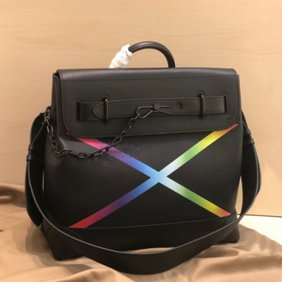 Louis Vuitton 2019 Steamer Tote Shoulder Bag,39cm - 루이비통 2019 스티머 토트 숄더백 M44473,LOUB1755,39cm,블랙