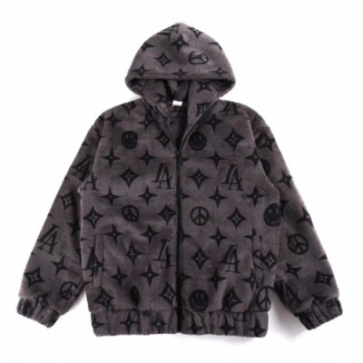 Louis vuitton 2019 Mm/Wm Logo Casual Flannel Jacket - 루이비통  2019 남자 로고 캐쥬얼 팔란넬 자켓 Lou01371x.Size(m - xl).다크그레이