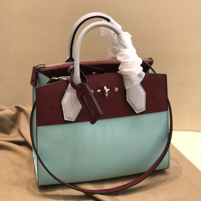 Louis Vuitton 2019 City Steamer Tote Shoulder Bag,26.5/31cm - 루이비통 2019 시티 스티머 토트 숄더백 ,M42188,LOUB1792,26.5/31cm,스카이블루