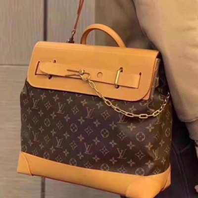 Louis Vuitton 2019 Steamer Tote Shoulder Bag,39cm - 루이비통 2019 스티머 토트 숄더백 M44473,LOUB1795,39cm,브라운