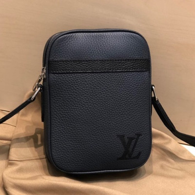 Louis Vuitton 2019 Danube Slim Shoulder Bag,21cm - 루이비통 2019 남여공용 다뉴브 슬림 숄더백 M55168,LOUB1825 ,21cm,네이비