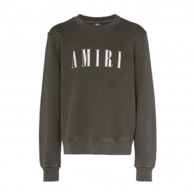 Amiri 2019 Mens Casual Cotton Man-to-man - 아미리 2019 남성 캐쥬얼 코튼 맨투맨 Ami0054x.Size(s - xl).그레이