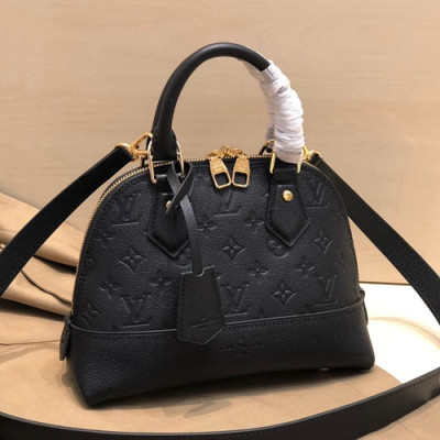 Louis Vuitton 2019 Neo Alma Leather Tote Shoulder Bag,25/35cm - 루이비통 2019 네오 알마 레더 여성용 토트숄더백,M44834 ,LOUB1844,25/35cm,블랙