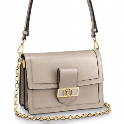 Louis Vuitton 2019 Dauphine Leather Shoulder Bag,20/25cm - 루이비통 2019 다프네 여성용 레더 숄더백,M55735,LOUB1855,20/25cm,그레이