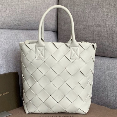 Bottega Veneta 2019 Tote Shoulder Shopper Bag,35cm - 보테가 베네타 2019 토트 숄더 쇼퍼백, 575800,BVB0452,35cm,화이트