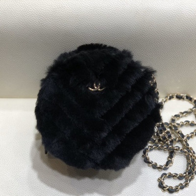 Chanel 2019 Women Mini Cross Bag,12cm - 샤넬 2019 여성용 미니 크로스백 CHAB1307, 12cm,블랙