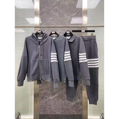 Thom browne 2022 Mens Casual Logo Training Clothes&Pants - 톰브라운 2022 남성 캐쥬얼 로고 트레이닝복&팬츠 Thom0401x.Size(0 - 4).그레이