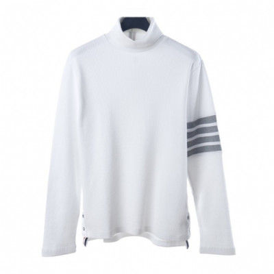 Thom Browne 2019  Mens Strap Turtle-neck Tshirt - 톰브라운 2019 남성 스트랩 터틀넥 긴팔티 Thom0420x.Size(s - xl).화이트