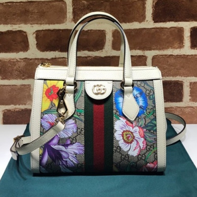 Gucci 2019 Ophidia Supreme Women Tote Shoulder Bag,24CM - 구찌 2019 오피디아 수프림 여성용 토트 숄더백 547551,GUB0876,24CM,화이트