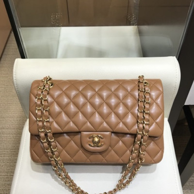 Chanel 2019  Women Chain Shoulder Bag 1112 ,25CM - 샤넬 2019 여성용 체인 숄더백 1112 - CHAB1317,25CM,브라운