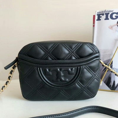 Tory Burch 2019 Leather Camera Shoulder Bag,20cm - 토리버치 2019 레더 카메라 숄더백 TBB0227,20cm,블랙