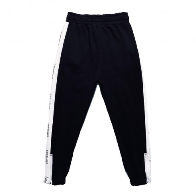 Balenciaga  2019 Mm/Wm Logo Casual Training Pants - 발렌시아가 남자 로고 캐쥬얼 트레이닝 기모 팬츠 Bal0362x.Size(m - xl).블랙