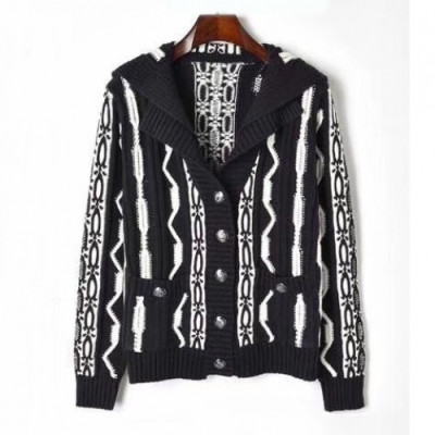 Chanel 2019 Ladies Trendy V-neck Cardigan- 샤넬 2019 여성 트렌디 브이넥 니트 가디건 Cnl0481x.Size(s - l).블루