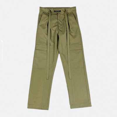 Fear of god 2019 Mens Logo Modern Casual Pants - 피어오브갓 2019 남성 로고 모던 캐쥬얼 팬츠 Fea0055x.Size(s - xl).카키