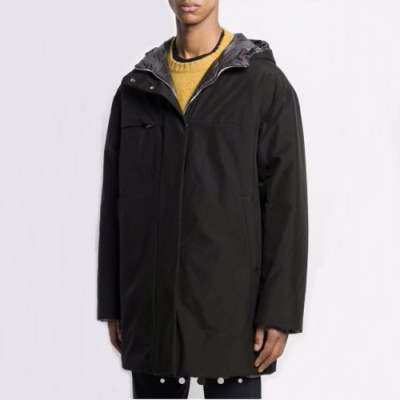 Prada 2019 Mens Logo Casual Goose Down Jacket - 프라다 2019 남성 로고 캐쥬얼 구스다운 자켓 Pra0850x.Size(s - 2xl).블랙