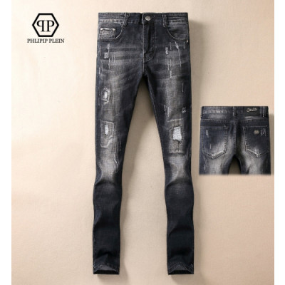 Philipp plein 2019 Mens Business Denim Pants - 필립플레인 2019 남성 비지니스 데님 팬츠 Phi0085x.Size(29 - 40).블랙