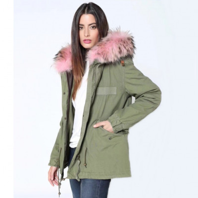 [최상급]Mr&mrs 2019 Italy Womens  Luxury Mink Parka - 미스터앤미세스퍼 2019 이태리 여자 럭셔리 밍크 파카 Mrs0012x.Size(xs - l).그린