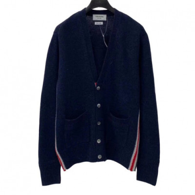 Thom Browne 2019  Mm/Wm V-neck Cardigan - 톰브라운 2019 남자 클래식 브이넥 가디건 Thom0447x.Size(s - l).네이비