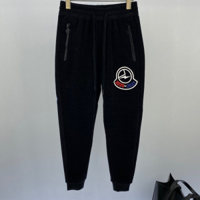 Moncler 2019 Mens Casual Logo Training Pants  -몽클레어 2019 남성 캐쥬얼 로고 트레이닝 팬츠 Moc01201x.Size(m - 3xl).블랙