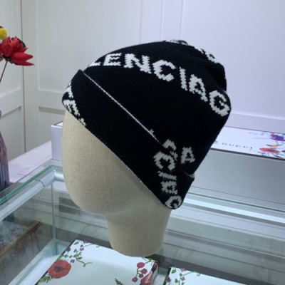 Balenciaga 2019 Mm / Wm Knit Cap - 발렌시아가 2019 남여공용 니트 모자 BALM0004, 블랙