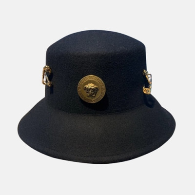 Versace 2019 Ladies Wool Cap - 베르사체 2019 여성용 울 모자 VERM0005, 블랙