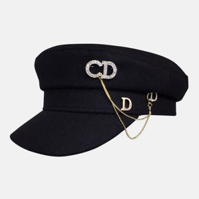 Dior 2019 Ladies Wool Cap - 디올 2019 여성용 울 모자 DIOM0014, 블랙