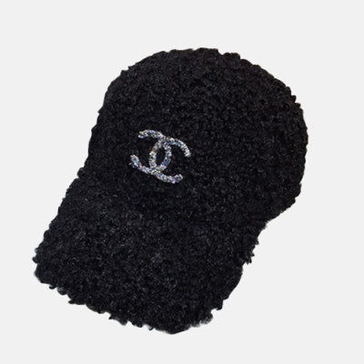 Chanel 2019 Ladies Lambs Wool Cap - 샤넬 2019 여성용 램스울 모자 CHAM0089, 블랙