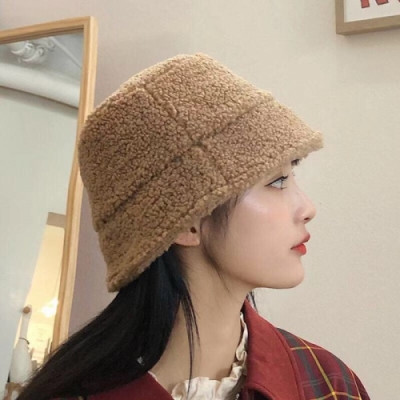 Gucci 2019 Ladies Lambs Wool Cap - 구찌 2019 여성용 램스  울 모자 GUCM0037, 카키베이지