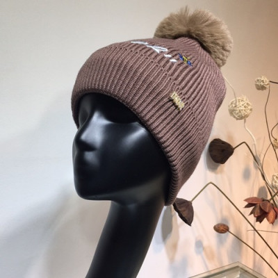 Dior 2019 Ladies Knit Cap - 디올 2019 여성용 니트 모자 DIOM0024, 브라운