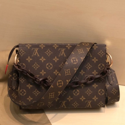 Louis Vuitton 2019 Women Clutch Bag / Shoudler Bag,26cm - 루이비통 2019 여성용 클러치백 / 숄더백, M47542,LOUB1898 ,26cm,브라운