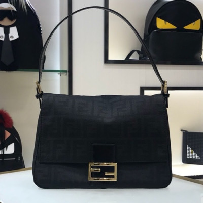 Fendi 2019 Tote Shoulder Bag,29CM - 펜디 2019 여성용 토트 숄더백 FENB0498,29CM,블랙