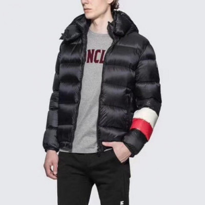 Moncler  2019 Mens Patch Logo Modern Goose Down Padding - 몽클레어 2019 남성 패치 로고 모던 구스다운 패딩 Moc01240x.Size(m - 3xl).블랙