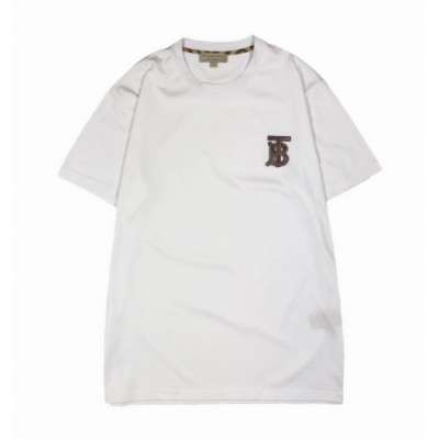 [매장판]Burberry 2019 Mm/Wm Logo Cotton Short Sleeved Tshirt - 버버리 2019 남자 로고 코튼 반팔티 Bur01669x.Size(xs - xl).화이트