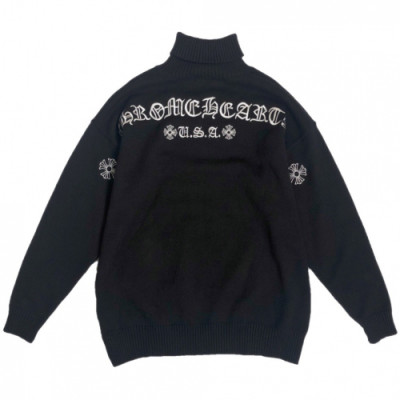 Chrome Hearts 2019 Mens Turtle-neck Sweater - 크롬하츠 2019 남성 터틀넥 스웨터 Chr0084x.Size(s - 2xl).블랙