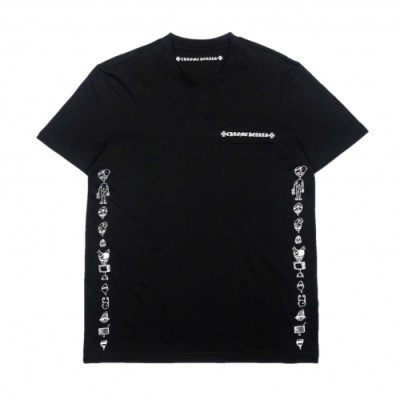 Chrome hearts 2019 Mm/Wm Logo Casual Tshirts - 크롬하츠 2019 남자 로고 캐쥬얼 반팔티 Chr0093x.Size(xs - 2xl).블랙