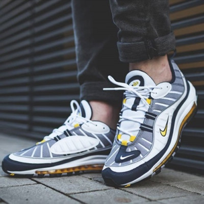 Nike 2019 Air Max 98 Gray An Ounce Of Lead Cushion Running Shoes 647044 - 나이키 2019 에어 맥스 98 그레이 총알 쿠션 런닝슈즈 647044, NIKS0027.Size(255 - 280),그레이