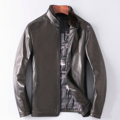 Burberry 2019 Mens Casual Duck Down Leather Jackets - 버버리 2019 남성 캐쥬얼 덕다운 가죽 자켓 Bur01728x.Size(l - 4xl).블랙