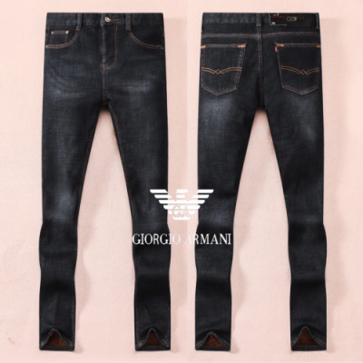 [알마니]Armani 2019 Mens Business Classic Denim Pants - 알마니 2019 남성 비지니스 클래식 데님 기모 팬츠 Arm0505x.Size(29 - 38).블랙