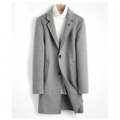 [디올]Dior 2019 Mens Business Modern Cashmere Coats - 디올 2019 남성 비지니스 모던 가죽 캐시미어 코트 Dio0473x.Size(m - 3xl).그레이