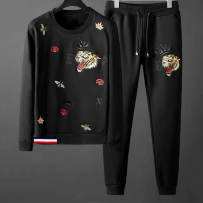 [구찌]Gucci 2019 Mens Logo Casual Training Clothes&Pants - 구찌 2019 남성 로고 캐쥬얼 실켓 기모 트레이닝복&팬츠 Guc01925x.Size(m - 4xl).블랙