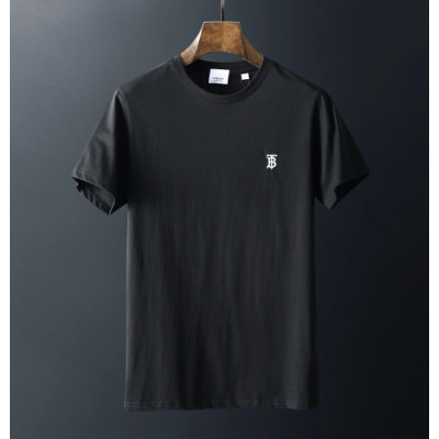 [버버리]Burberry 2019 Mm/Wm Logo Cotton Short Sleeved Tshirts - 버버리 2019 남자 로고 코튼 반팔티 Bur01825x.Size(m - 3xl).블랙