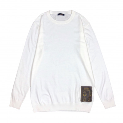 Louis vuitton 2019 Mm/Wm Monogram Crew-neck Sweater - 루이비통 2019 남자 모노그램 크루넥 스웨터 Lou01517x.Size(m - 2xl).화이트