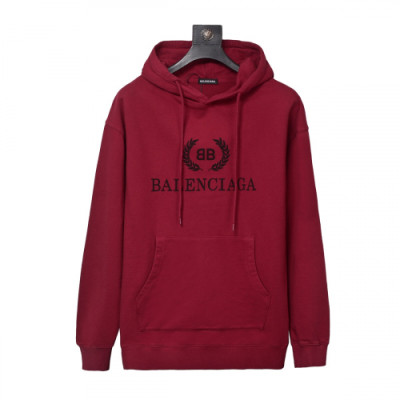 [발렌시아가]Balenciaga 2020 Mm/Wm Logo Oversize Cotton Hood Tee - 발렌시아가 2020 남자 로고 오버사이즈 코튼 후드티 Bal0437x.Size(xs - l).레드